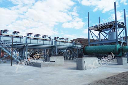 talc ore processing plant